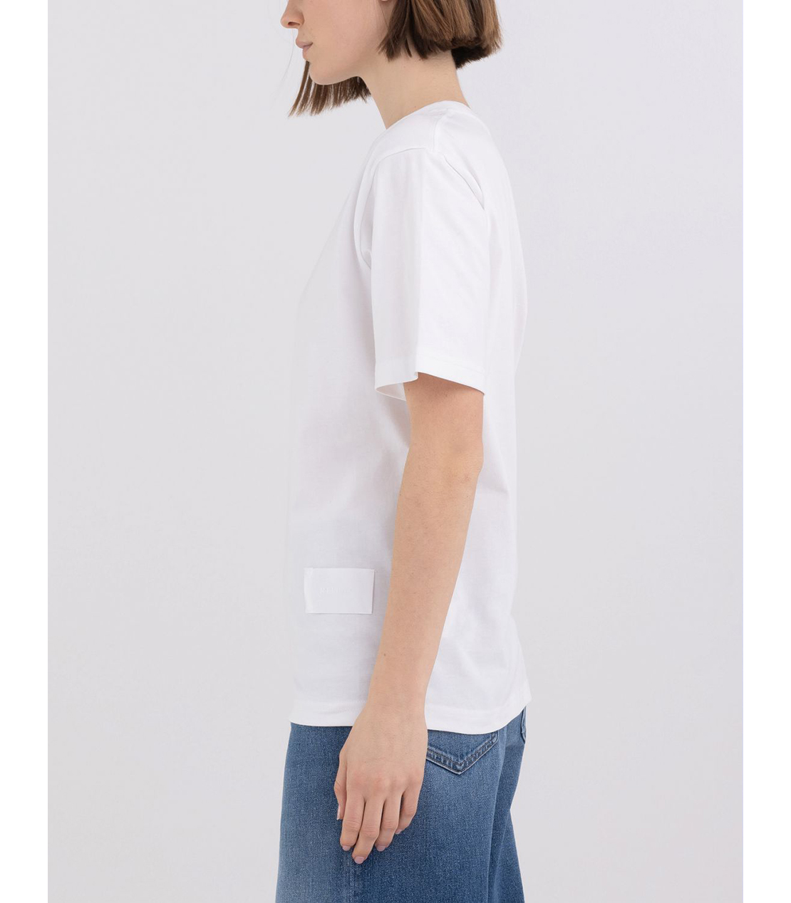 マイクロプリント入りジャージーTシャツ 詳細画像 ホワイト 3